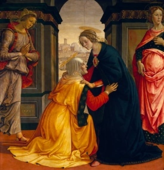 The Visitation by Domenico Ghirlandaio 1491 (14491494) France Paris