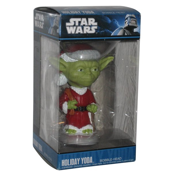 Star Wars Holiday Yoda Funko Bobblehead Figure