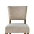 thumbnail image 3 of Ryna Counter Stool Chair- Light Gray Fabric- Oak Brown Solid Wood, 3 of 6