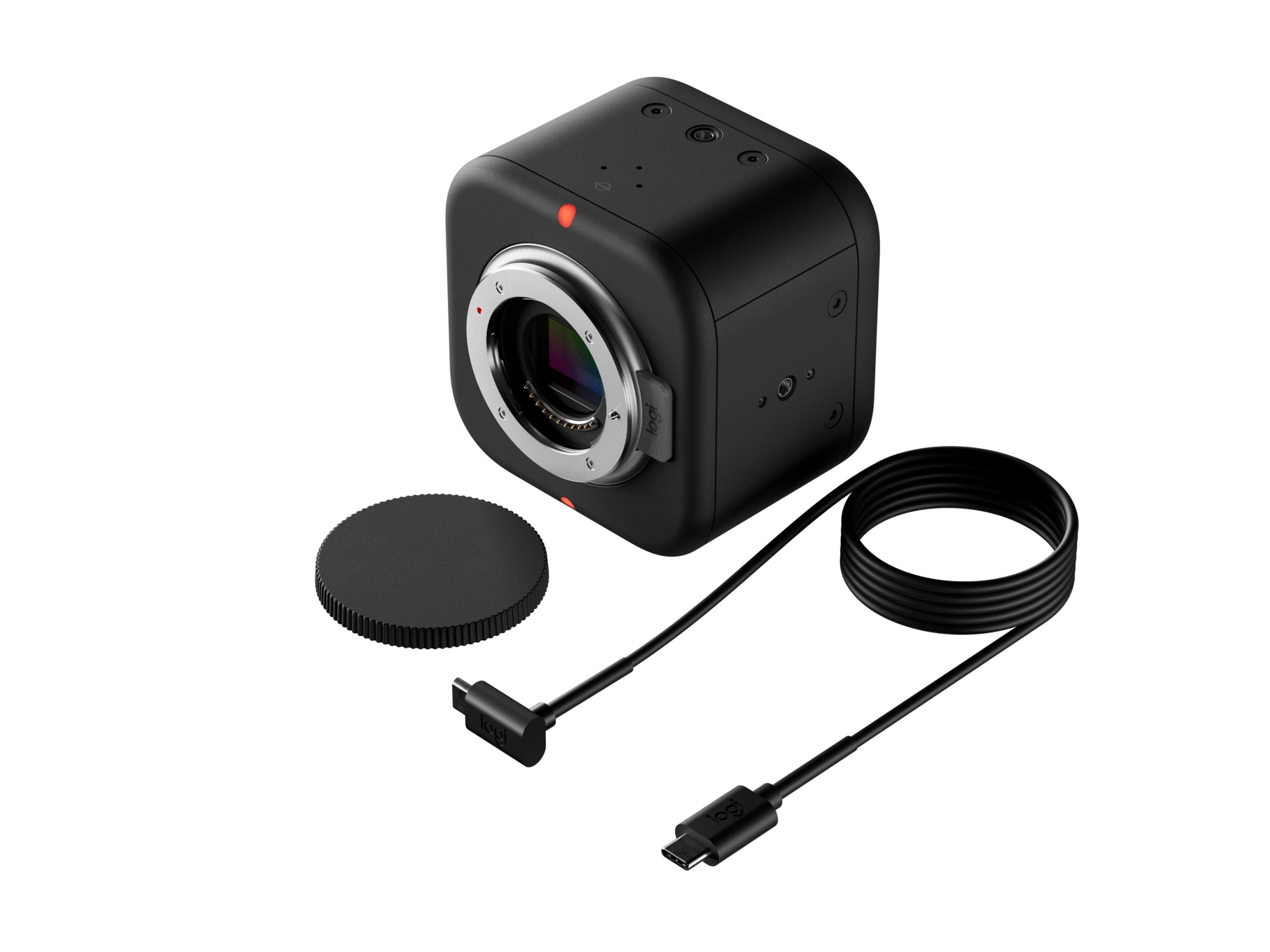 Logitech Mevo Core Wireless Live Streaming Camera 4K Video Camera With Interchangeable Lens Multicam Ready Intuitive App Control