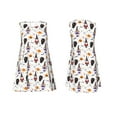 thumbnail image 7 of Yiaed Halloween Gnome Print Women's Sleeveless Dress, Loose Fit Summer Dress, Casual Sleeveless Dress for Women, 7 of 7