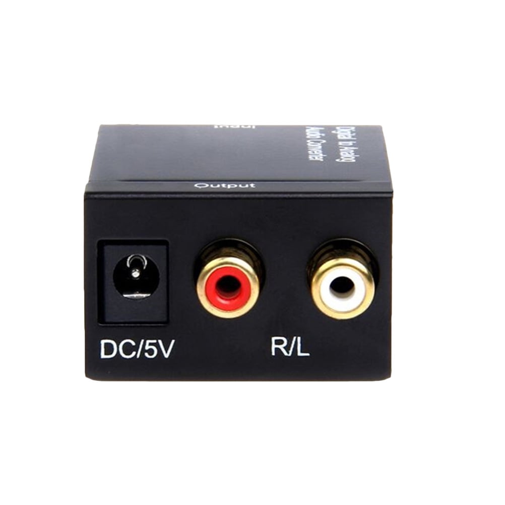 Digital Signal to Analog Signal Audio Converter Audio Switch Box with