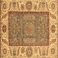 thumbnail image 1 of Ahgly Company Indoor Square Oriental Brown Traditional Area Rugs, 4' Square, 1 of 4