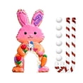 thumbnail image 2 of karymi Easter Bunny Mini Golf Game Set Portable Indoor Family Activity with Course Clubs Balls for Childrens Party Skill Development Holiday Entertainment Womens Gifts Bedroom Decor, 2 of 6