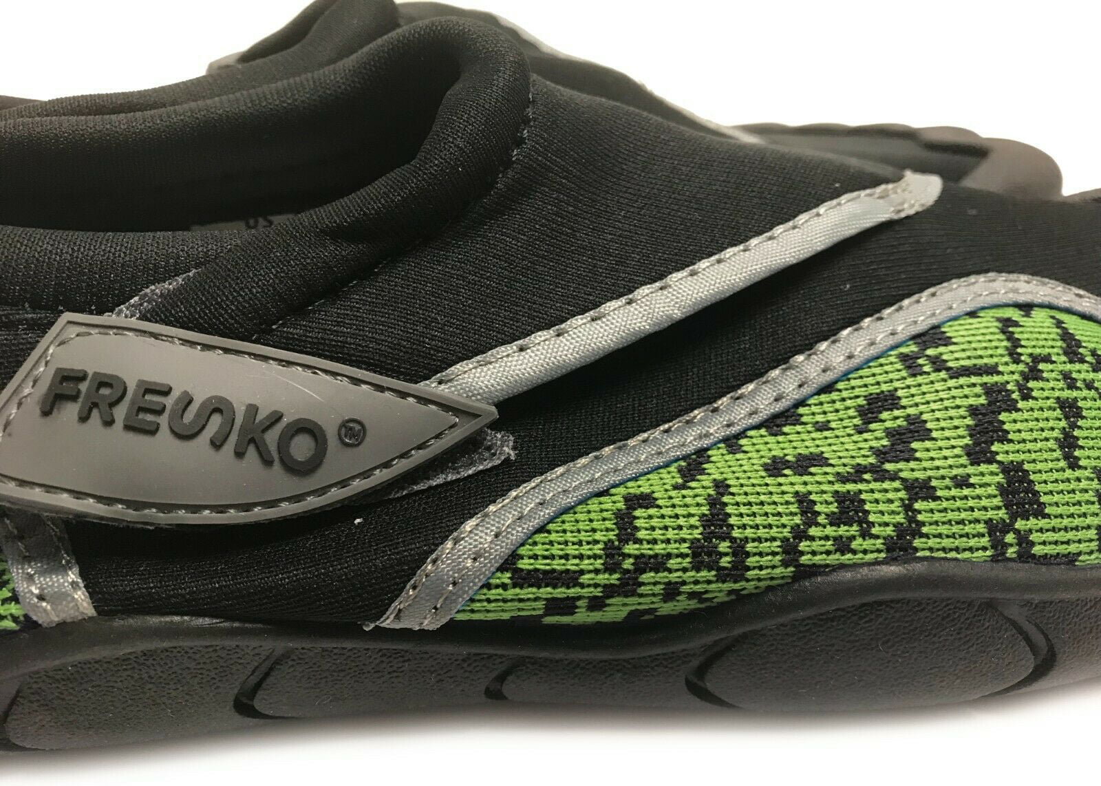 Black and Green Details about   Fresko Men's Slip On Comfort Water Shoes 11 Medium US 