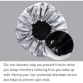 thumbnail image 4 of ORUYROP 2 Pcs Bonnets en Satin pour Femmes, Bonnet de Cheveux Réglable Double Couche avec Attache pour Cheveux Bouclés Naturels, 4 of 5