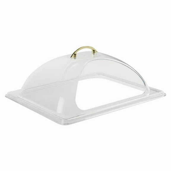 Winco C-DPF2 Dome Cover, Half-Size, Cut-Out Opening, Polycarbonate
