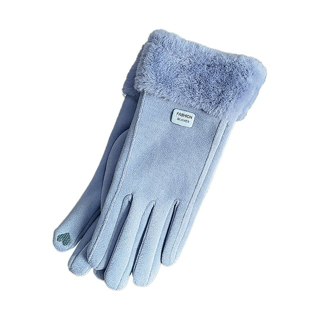 Gants d'Hiver Chauds en Velours Épais pour Cyclisme, Coupe-Vent et Froid