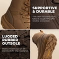 thumbnail image 5 of NORTIV 8 Steel Toe Work Boots for Men Waterproof Slip Resistant Safety Construction Boots Metrostrike-Nano, 5 of 10
