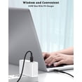 thumbnail image 4 of NSKBBM-USB C to Slim Laptop Charging Cable Adapter Male Type C to DC Converter 6.5ft 100W PD Power Charger Supply Cord for Lenovo Yoga 510, Ideapad 710S, Flex 4-1480, P/N: 5A10K78761 (4.0 x 1.7mm Gen, 4 of 4