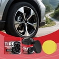 thumbnail image 3 of 100G Tire Polishing Paste Car Tire Shine With Applicator Pad For Tire Maintenance And Surface Protection, 3 of 9