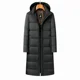 thumbnail image 3 of Ropa de diseñador para hombre, chaqueta de plumón larga de lujo para hombre, capucha extraíble, acolchado de pato para hombre, chaquetas acolchadas ligeras, abrigo de invierno, 3 of 5