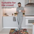thumbnail image 3 of Kitchen Mat Cushioned Anti-Fatigue Floor Mat, Bohemian Memory Foam Kitchen Rugs Non Slip Washable, PVC Waterproof Kitchen Mats Floor Comfort Mats for Sink, Home, Laundry Room, 18 x 30 Inches, 3 of 6