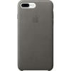 Apple Leather Case for iPhone 7 Plus - Storm Gray