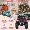 thumbnail image 4 of Gymax 6V Kids Ride On ATV w/ Music & Spray Function USB Port Storage Box Toy Car Red, 4 of 10