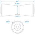 thumbnail image 3 of Seachoice HD Keel Roler, 5/8 ID (Bulk), 3 of 5