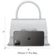 thumbnail image 5 of Bolso de noche Dasein para mujer, bolso de fiesta, monederos de boda, plateados, 5 of 6