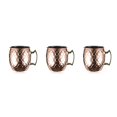 thumbnail image 3 of Matsuzay Taza de acero inoxidable de 550ml para agua, vino, café, taza para beber con asa, tazas de gran capacidad, lavable, para viajes, bronce No.01 3piezas Matsuzay CBP192718, 3 of 6