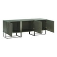 thumbnail image 5 of Furniture of America Haft Modern Wood 3-Cabinet TV Stand in Sage Green, 5 of 9