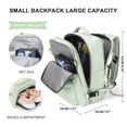 thumbnail image 2 of Mochila de viaje WONHOX Carry on para mujer y hombre, color verde menta, 2 of 7