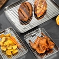 thumbnail image 5 of iaksohdu Barbecue Grill Multipurpose Food Grade Heat-resistant Non-stick Thick Roast Meat Stainless Steel Outdoor BBQ Grilling Mesh Cooking Accessories, 5 of 10