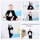 thumbnail image 4 of Mameluco con capucha para bebé unisex Traje de cosplay de dibujos animados de mono de franela de invierno, 2-24 meses Adepaton LRWJ143-17, 4 of 5