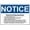 Warning Sign 5, variant on Notice Livestock Guardian Dog on Duty Do Not Enter Without Escort Sign - 12×8 Inches, Metal Warning Funny Private Property, Outdoor OSHA Yard Fence Street Workplace Decor