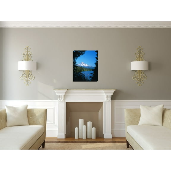 Gango Home Decor Mt. Hood VI by Ike Leahy (Ready to Hang); One 22x28in Hand-Stretched Canvas