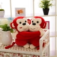 thumbnail image 2 of 1Pair Monkey Window Curtain Tieback Buckle Clamp Hook Fastener, 2 of 9