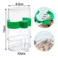 thumbnail image 7 of 2 pcs Automatic Feeding Bird Feeder for Cage, Parakeet Water Dispenser Parrot Feeder Parakeet Waterer Cockatiel Cage Accessories, for Budgies Finch Canaries Lovebirds, 7 of 7