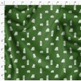 thumbnail image 4 of Soimoi Green polyester Crepe Fabric House Architectural Decor Fabric Printed Yard 52 Inch Wide, 4 of 5