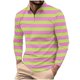 thumbnail image 2 of Blusa y camisa de manga larga con cuello vuelto para hombre, informal, con cuello vuelto, estampado, para fitness, deportiva, de manga larga, de poliéster, 2 of 5
