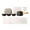 Black, variant on Baoblaze Mini Travel Ceramic Tea Pot Set Outdoor Small Ceramic Teapot Chinese Tea Set for Black