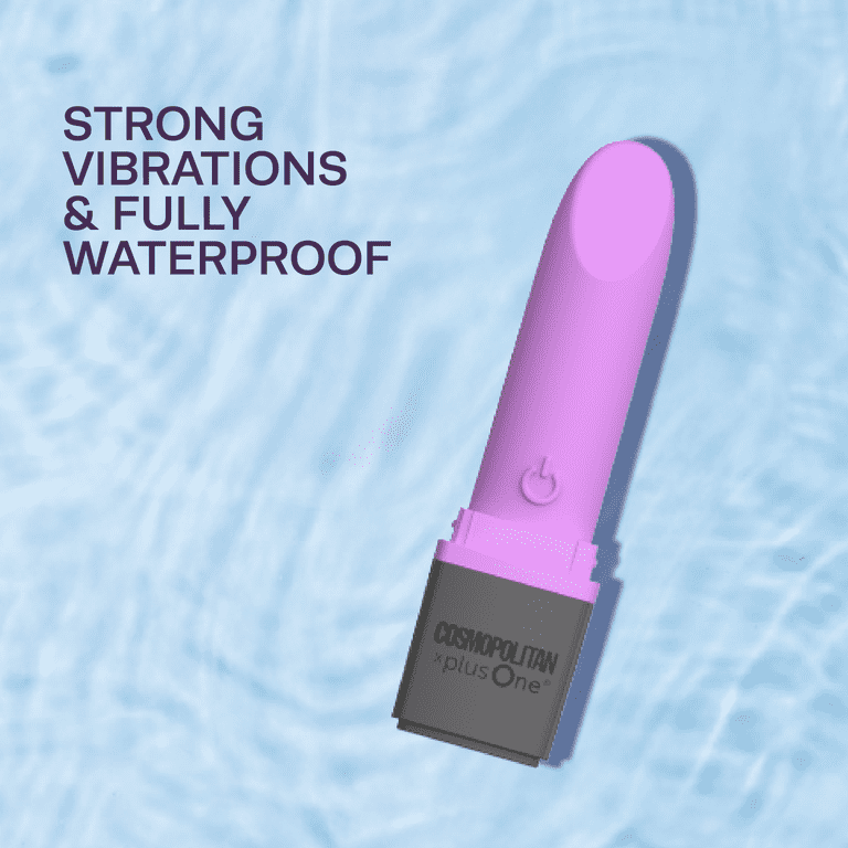 the best kind of vibrator your not using yet cosmopolitan Cosmopolitan X plusOne 'Read My Lipstick' Bullet Vibrator with 10 Vibration  Settings and Magnetic Charging, Lavender