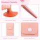 thumbnail image 4 of 8 juegos de brochas de maquillaje de viaje, bolsa para brochas de maquillaje con 8 brochas, regalo de dama de honor, brocha de maquillaje de fibra sintética, juego de brochas para base, rubor y sombra, 4 of 6