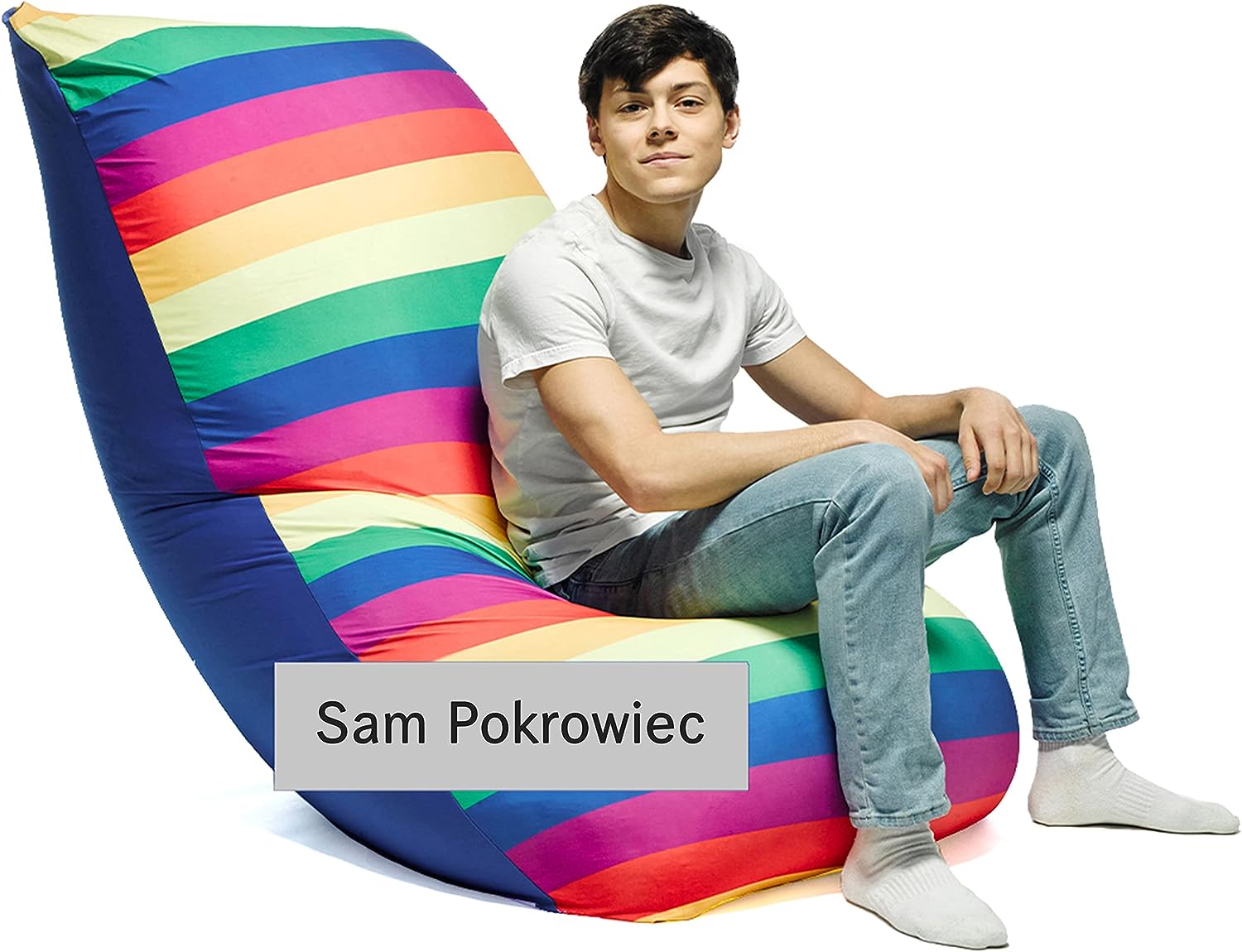 Zoola Short Pride Edition, Outdoor Bean Bag Replacement Cover, Water