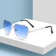 thumbnail image 4 of Gafas de sol Qarigey Lentes Coloridas Montura Metálica Unisex Verde sobre Amarillo, 4 of 6