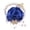 Royal Blue, variant on Luxurious Satined Rose Pearl Wrist Corsage with Adjustable for Bridal Weddings & Formal Event