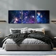 thumbnail image 6 of Epic Art 'Sublime Galaxy' by Epic Portfolio, Acrylic Glass Wall Art, 3 Piece Set, 72" x 24", 6 of 8