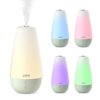 Pure Enrichment PureBaby 3-in-1 Whisper-Quiet Humidifier, Color Changing Night Light, & Essential Oil Diffuser for Baby Nursery & Kids Bedroom to Relieve Congestion, Colds, & Coughs (Whisper Green)