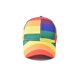 thumbnail image 2 of Gorra de béisbol Rainbow Stripe Trucker Cotton para adulto, 2 of 4