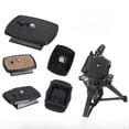 thumbnail image 2 of Trípode aplicable, placa de carga rápida universal, placa de liberación rápida con movimiento horizontal y vertical para cámara SLR, accesorios de fotografía, 2 of 5
