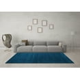 thumbnail image 3 of Ahgly Company Indoor Rectangle Abstract Light Blue Contemporary Area Rugs, 6' x 9', 3 of 4