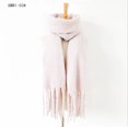 thumbnail image 3 of Bufanda lisa de cachemira verde brillante de lujo para mujer, chal de invierno, bandana, pashmina, borla, fular femenino, manta gruesa, 2022, 3 of 5
