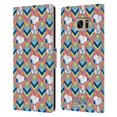 thumbnail image 1 of Head Case Designs Officially Licensed Peanuts Snoopy Deco Dreams Orange Pattern Leather Book Wallet Case Cover Compatible with Samsung Galaxy S7 edge, 1 of 6