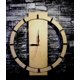 thumbnail image 1 of wooden wall clock with modern style, 1 of 4