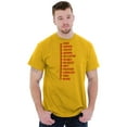 thumbnail image 4 of Beard Measure Manly Bearded Hipster Men's Big & Tall Crewneck Graphic Tee Brisco Brands 2X, 4 of 5