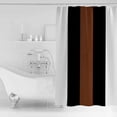 thumbnail image 2 of Boho Black Shower Curtain, 48" x 72", Brown and White Striped Tribal Farmhouse Style Waterproof Bathroom Curtain Washable Shower Curtain Set with 12 Hooks, 2 of 6