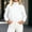 White, variant on Njagoc3 Womens Oversized Funnel Neck Bomber Puff Jacket Windproof Waterproof Lightweight Shacket Spring Fall Outerwear