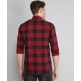 thumbnail image 5 of Exclusive TryBuy Premium Black Red Checks Shirt for Men, 5 of 8